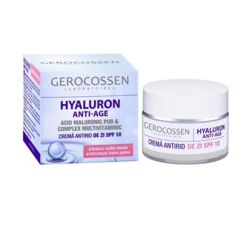 Gerocossen hyaluron crema antirid de zi spf 10