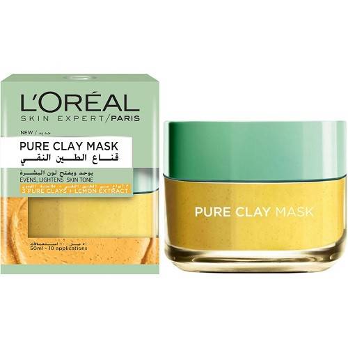 Masca de fata - Loreal - Pure Clay - Lemon Extract - 50 ml