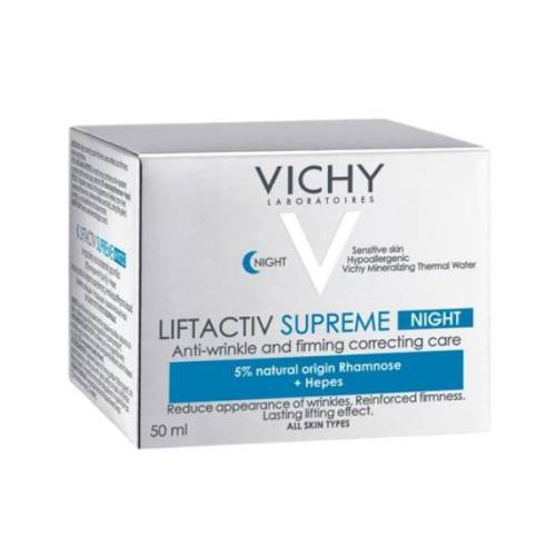 Crema de Noapte antirid pentru toate tipurile de ten Liftactiv Supreme - Vichy - 50 ml