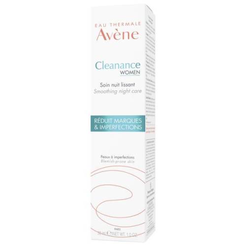 Crema de noapte cu efect de netezire Cleanance Women - Avene - 30 ml