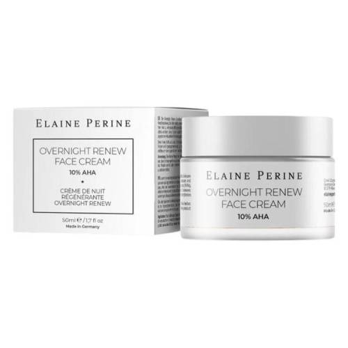 Crema de Noapte pentru Fata cu 10% AHA - Elaine Perine Overnight Renew Face Cream - 50 ml