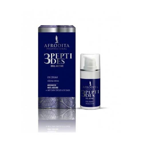 Crema Contur Ochi Anti-Age - Cosmetica Afrodita 3Peptides Cell-Active - 15 ml