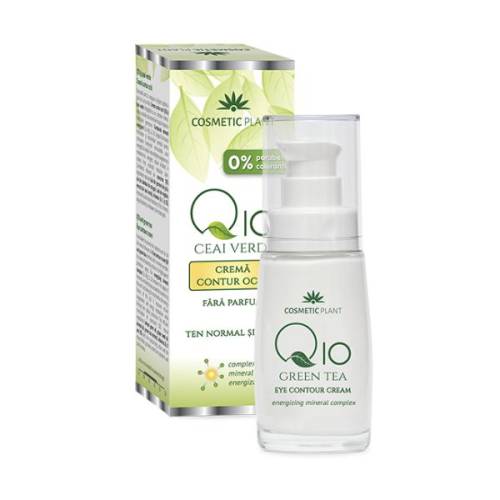 Crema Contur Ochi Q10 + Ceai Verde Cosmetic Plant - 30ml
