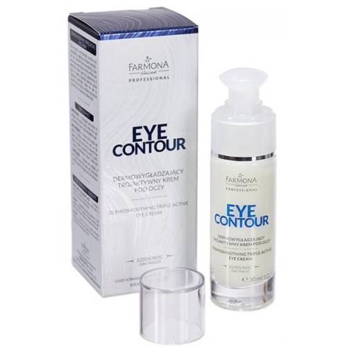 Crema pentru Ochi cu Efect de Netezire cu Tripla Actiune - Farmona Eye Contour Dermosmoothing Triple Active Eye Cream - 30ml