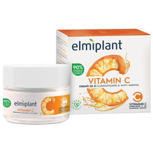 Crema de Zi Iluminatoare & Anti-Ageing - Elmiplant Vitamin C - 50 ml