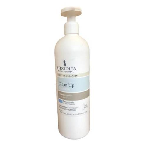 Lapte demachiant cu acid hialuronic pentru toate tipurile de ten Cosmetica Afrodita - 500 ml