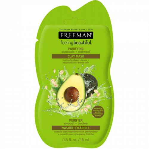 Masca hranitoare si purificatoare FREEMAN Purifying Avocado + Oatmeal Clay Mask - 15 ml