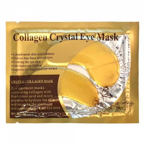 Set 2 Plasturi Tratament Anti-Rid pentru ochi cu Colagen - impotriva Ridurilor - Cearcanelor si a pungilor de sub ochi - Crystal Eye Mask - 2 x 3 g