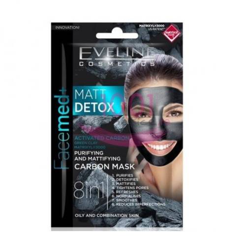 Eveline cosmetics matt detox masca de fata matifianta