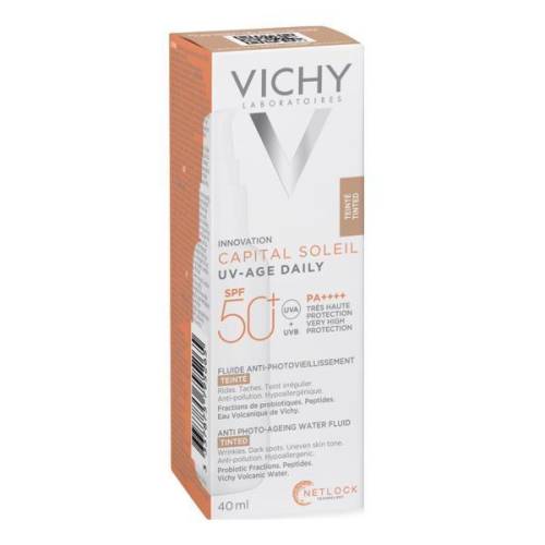 Fluid colorat cu protectie solara SPF 50+ pentru fata Capital Soleil - Vichy - 40 ml