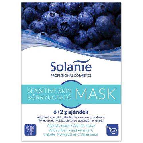 Solanie Sensitive - Masca alginata calmanta cu afine si vitamina C 8g