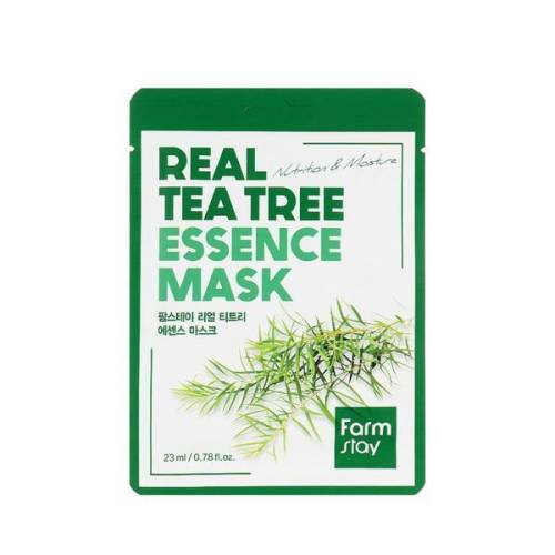 Masca Calmanta pentru Ten Sensibil cu Arbore de Ceai Farmstay Essence Mask - 23 ml