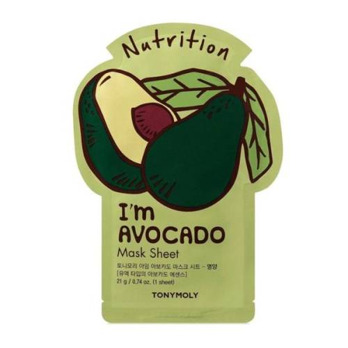 Masca Faciala Coreeana Nutritiva Tip Servetel cu Avocado - Tony Moly I'm Avocado Mask Sheet Nutrition - 1 buc