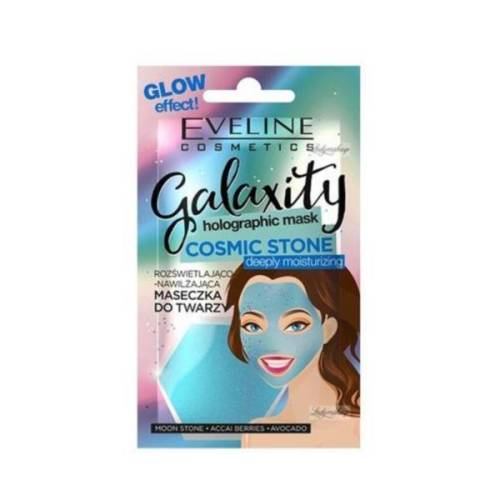 Masca de fata hidratanta - Eveline Cosmetics - Galaxity holographic - Cosmic Stone - deeply moisturizing - 10 ml