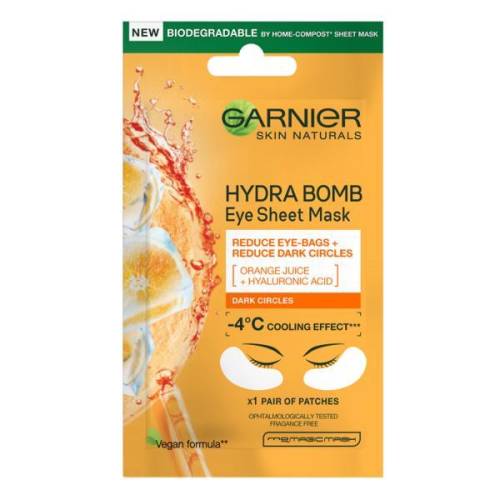 Masca de ochi cu extract de portocale Hydra Bomb Skin Naturals - Garnier - 6 g