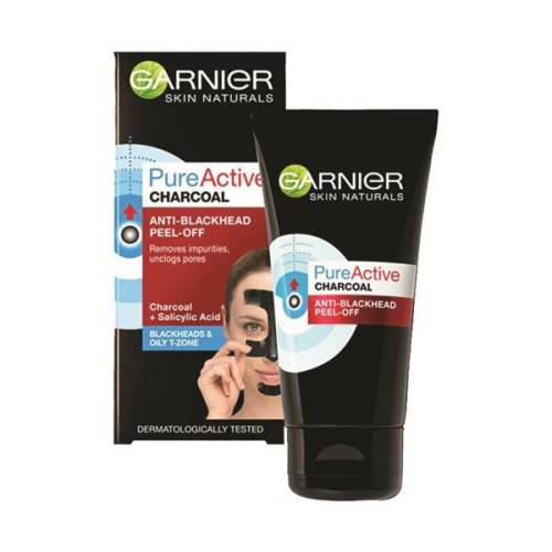 Masca peel-off Pure Active Charcoal Skin Naturals - Garnier - 50 ml