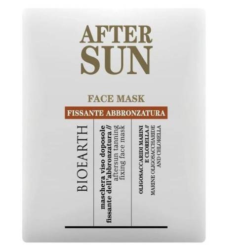 Masca Servetel pentru Fixarea Bronzului - Bioearth After Sun Face Mask Fissante Abbronzatura - 1 buc