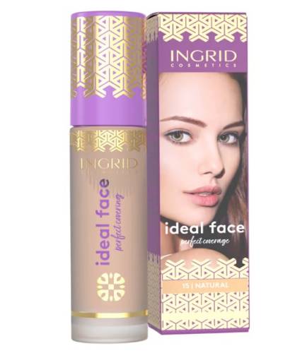 Fond de ten Ingrid Cosmetics Ideal Face Perfect Coverage 15 Natural - 30 ml