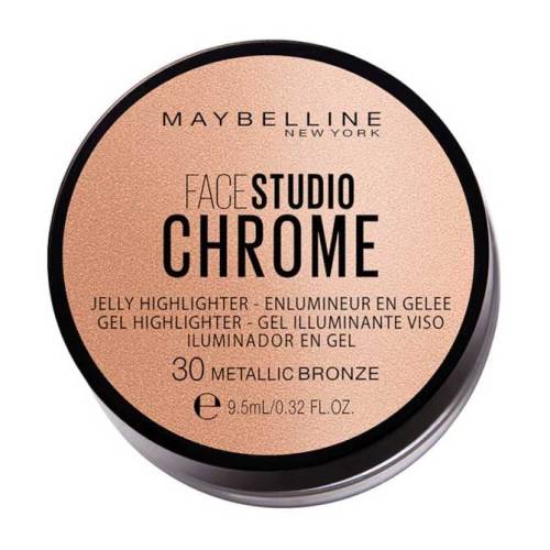Iluminator Maybelline New York Face Studio Chrome Jelly 30 Metallic Bronze - 95 ml