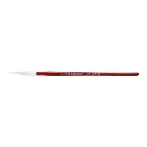 Pensula pentru pictura unghii - Global Fashion - 00 - 9 mm