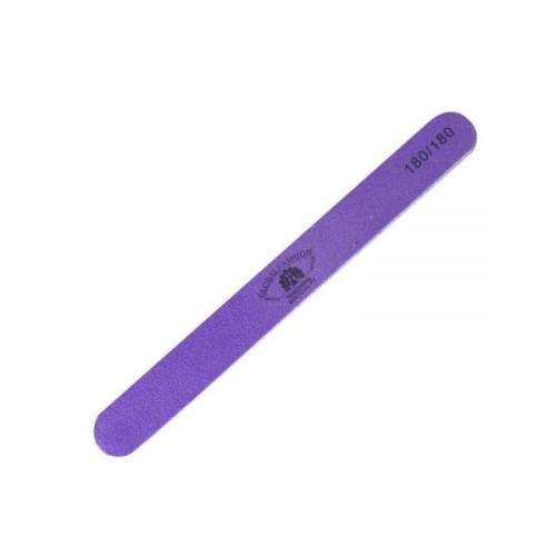 Pila pentru unghii - dreapta - 180/180 - purple