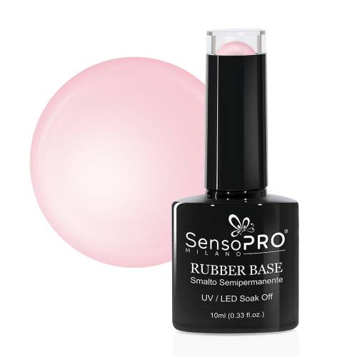 Rubber Base Gel SensoPRO Milano 10ml - #14 Petal Pink