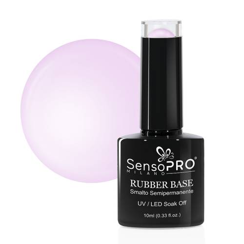 Rubber Base Gel SensoPRO Milano 10ml - #75 Lilac Nude