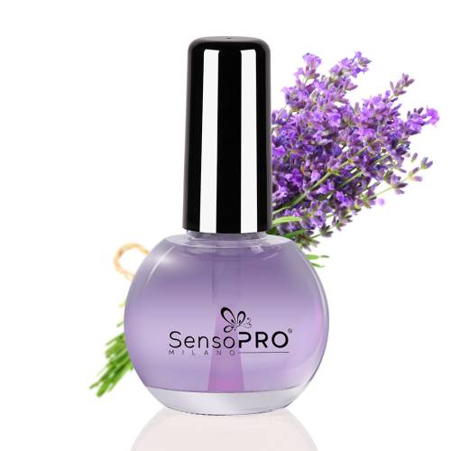 Ulei Cuticule cu Pensula Lavender SensoPRO - 15 ml