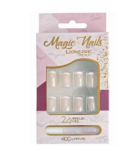 Lionesse magic nails unghii false cu adeziv mn22