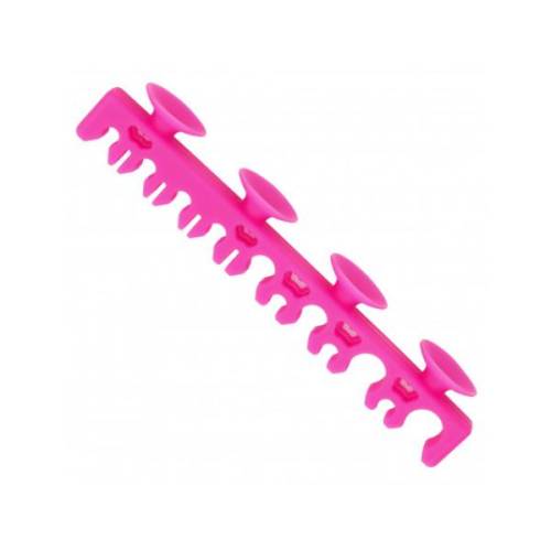 Suport Roz de Silicon pentru Uscarea Pensulelor - Mimo Makeup Brush Drying Pack Hot Pink - 1 buc