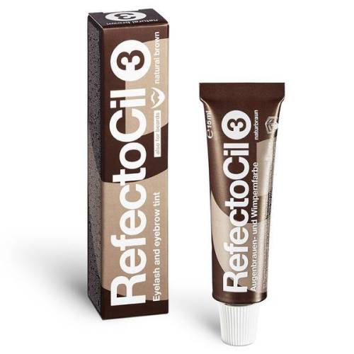 Vopsea pentru gene si sprâncene maro inchis - 3 RefectoCil - 15 ml