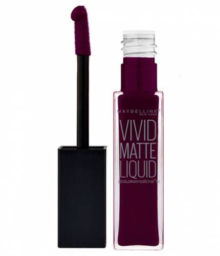 Ruj lichid mat Maybelline New York Color Sensational Vivid Matte Liquid - 45 Possessed Plum - 8 ml