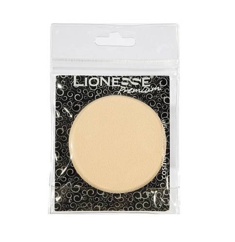 Lionesse premium cosmetic sponge burete pentru aplicarea produselor cosmetice rotund 2541