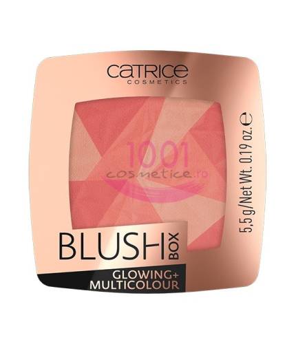 Catrice blush box glowing + multicolour blush dolce vita 010