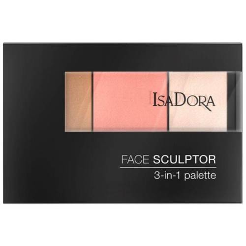 Paleta pentru Contur Isadora - Face Sculptor 3 in 1 - Nuanta 60 Warm Peach - 12 g