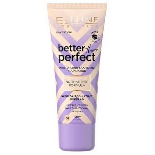 Fond de ten - Eveline Cosmetics - Better Than Perfect - 01 Ivory Neutral - 30 ml