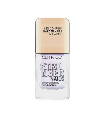 Catrice stronger nails strenghtening nail lacquer lac de unghii intaritor fierce lavender 03