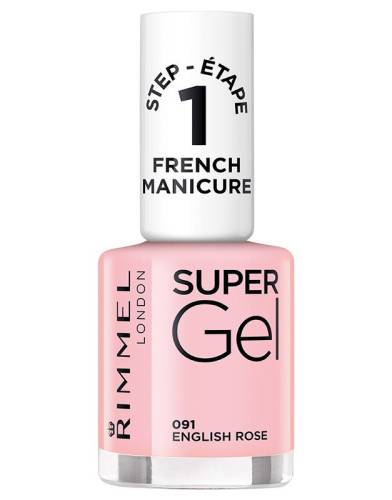 Rimmel london super gel french manicure lac de unghii english rose 091