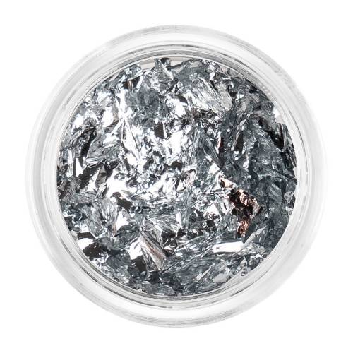 Pigment Unghii Platinum Flake LUXORISE - Silver