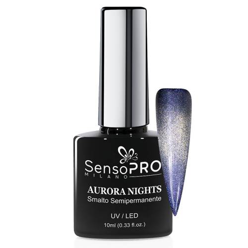 Oja Semipermanenta Aurora Nights SensoPRO Milano 10ml - Iceland Glare 08