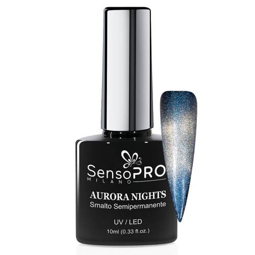 Oja Semipermanenta Aurora Nights SensoPRO Milano 10ml - Icy Flares 02