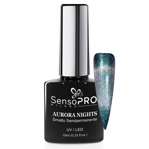 Oja Semipermanenta Aurora Nights SensoPRO Milano 10ml - Night Lights 01