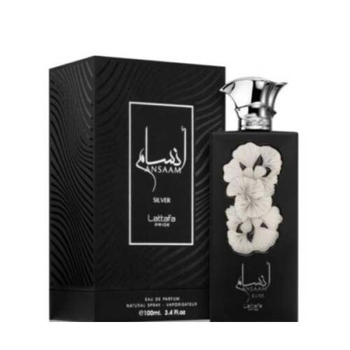 Apa de parfum unisex Ansaam Silver by Lattafa Prid 100ml