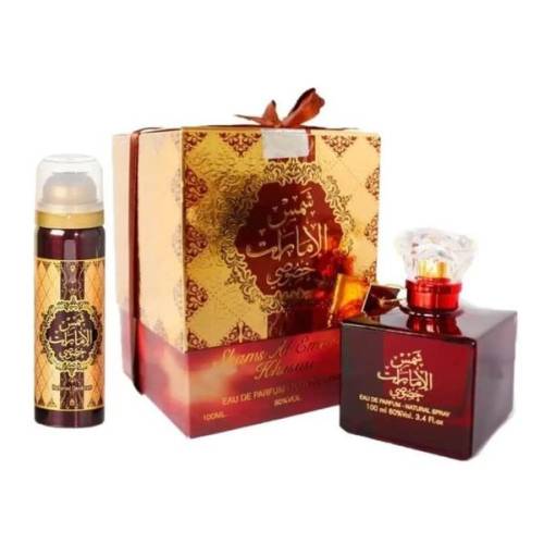 Set Apa de Parfum - 100 ml + Deodorant Spray - 50 ml - pentru Femei - Ard al Zaafaran - Shams al Emarat Khususi - 1 set
