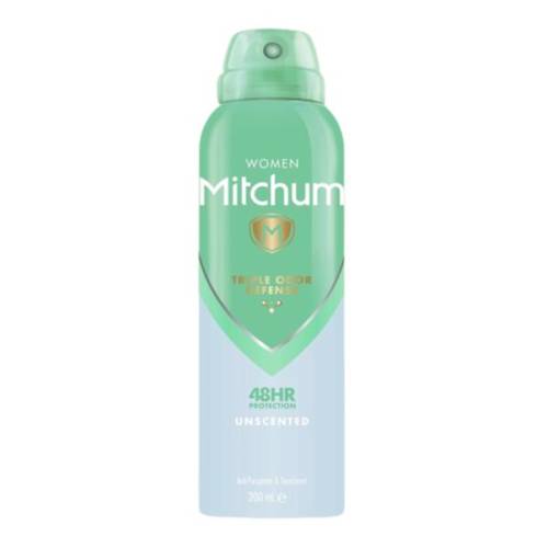Deodorant Antiperspirant Spray - Mitchum Unscented Women Deodorant Spray 48hr - 200 ml
