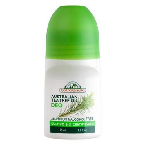 Deodorant Roll-on Racoritor cu Ulei Esential Australian de Tea Tree Corpore Sano - 75 ml