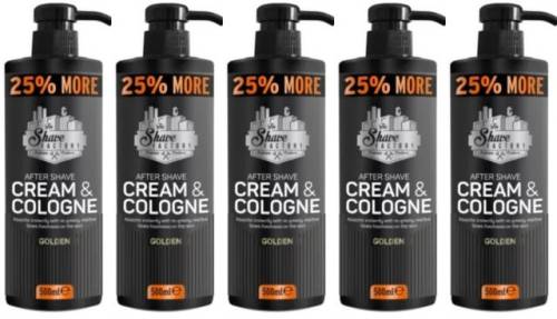 The Shave Factory Pachet 4+1 Colonie crema after shave Golden 500ml