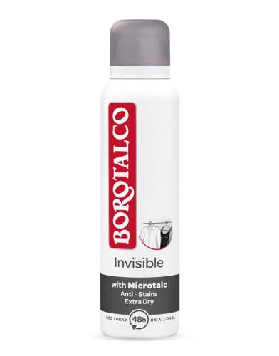Borotalco invisible deodorant antiperspirant spray