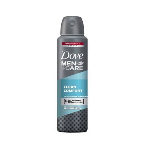DOVE MEN+CARE CLEAN COMFORT ANTIPERSPIRANT DEO SPRAY (Optiuni de comanda: 150 ml)