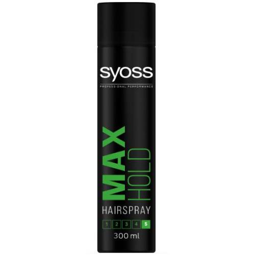 Spray Fixativ cu Fixare Foarte Puternica - Syoss Professional Performance Max Hold Hairspray - 300 ml